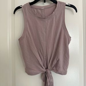 Lululemon call it a tie tank top